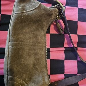 Brown Suede Women's Bag